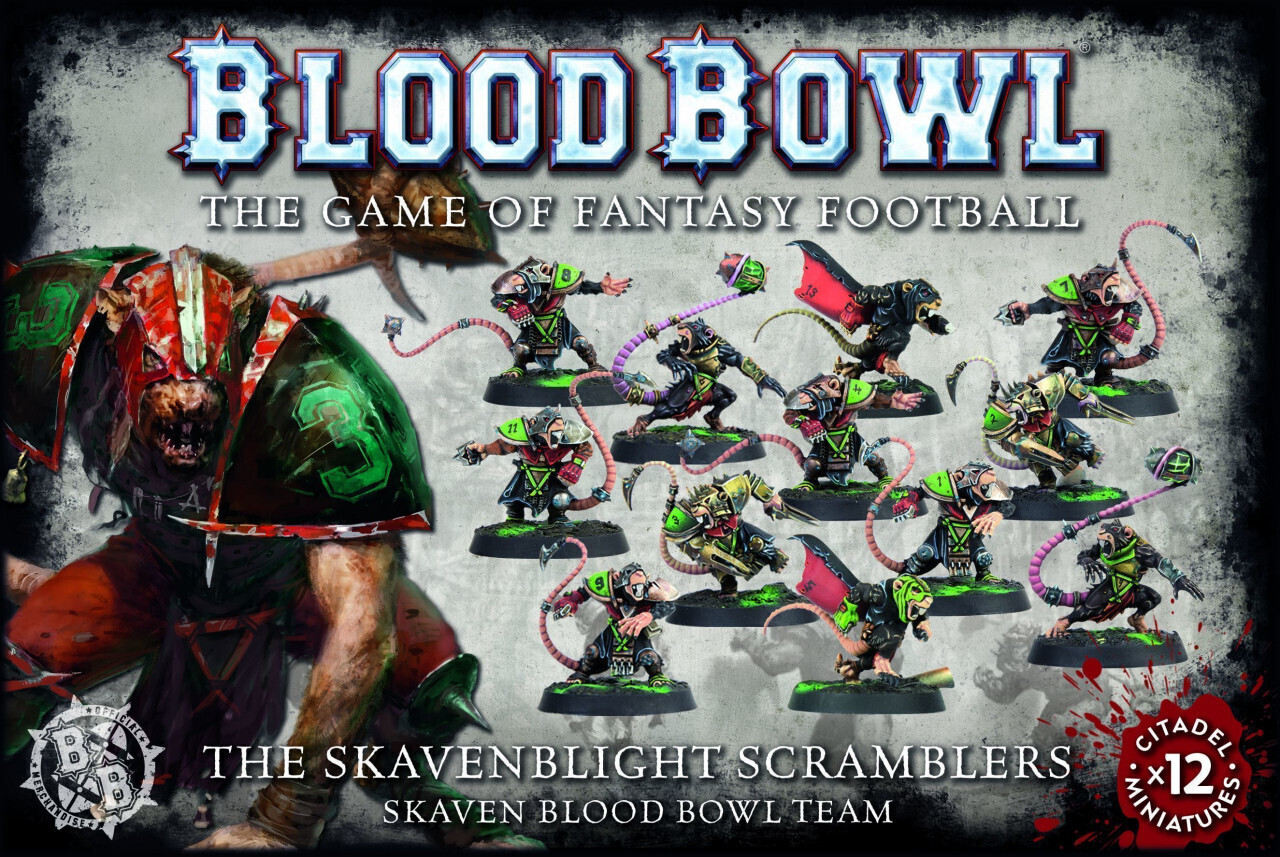 Games Workshop Blood Bowl - Skaven - The Skavenblight Scramblers