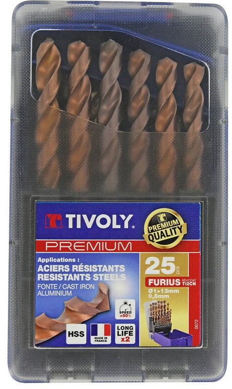 Tivoly HSS FURIUS 25 pieces