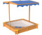 Playtive Sandkasten mit Dach 118x118x118cm