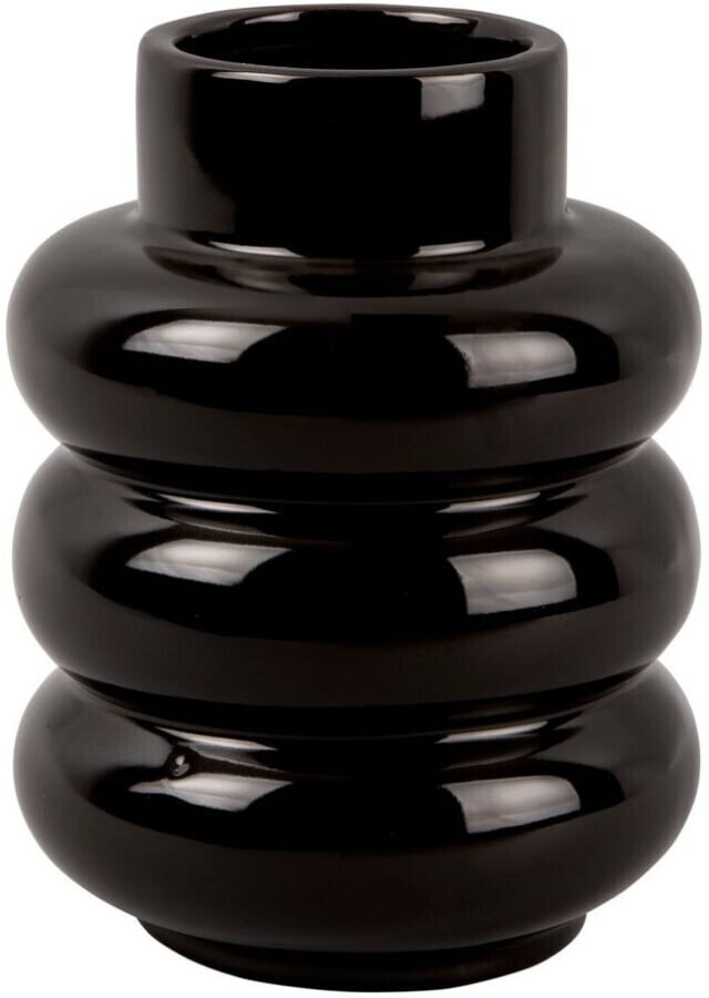 Present Time Bobbly Glazed 19,5cm Black