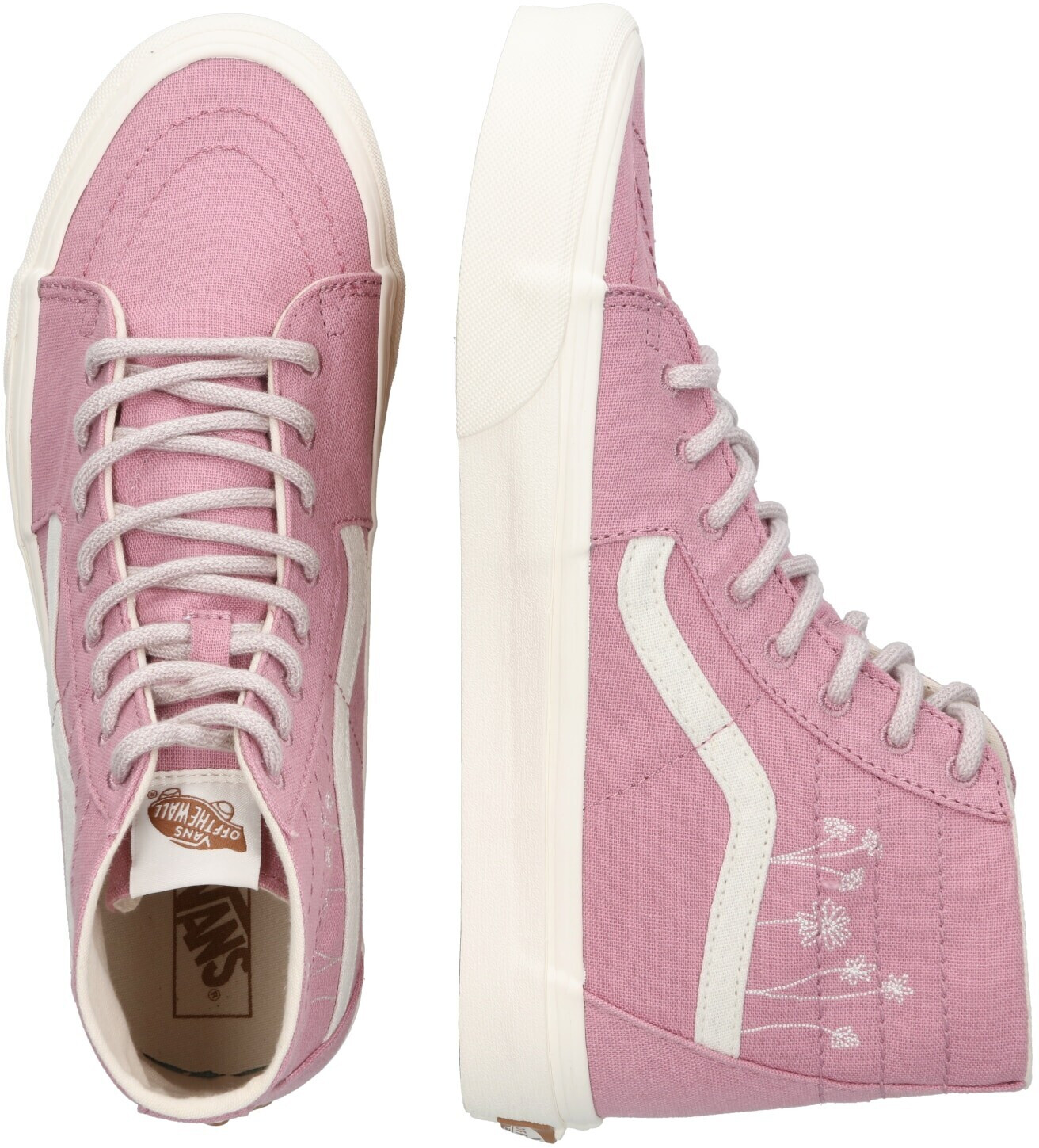 Vans light pink high tops shop