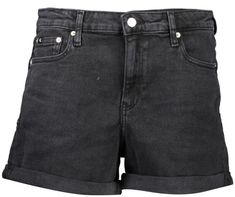 Calvin Klein Jeans Mid Rise Shorts (J20J220645) denim black