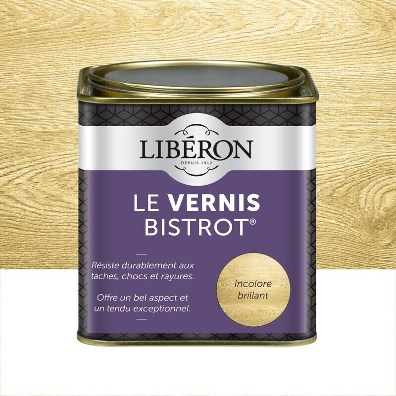 Libéron Le Vernis Bistrot 500 ml incolore brillant