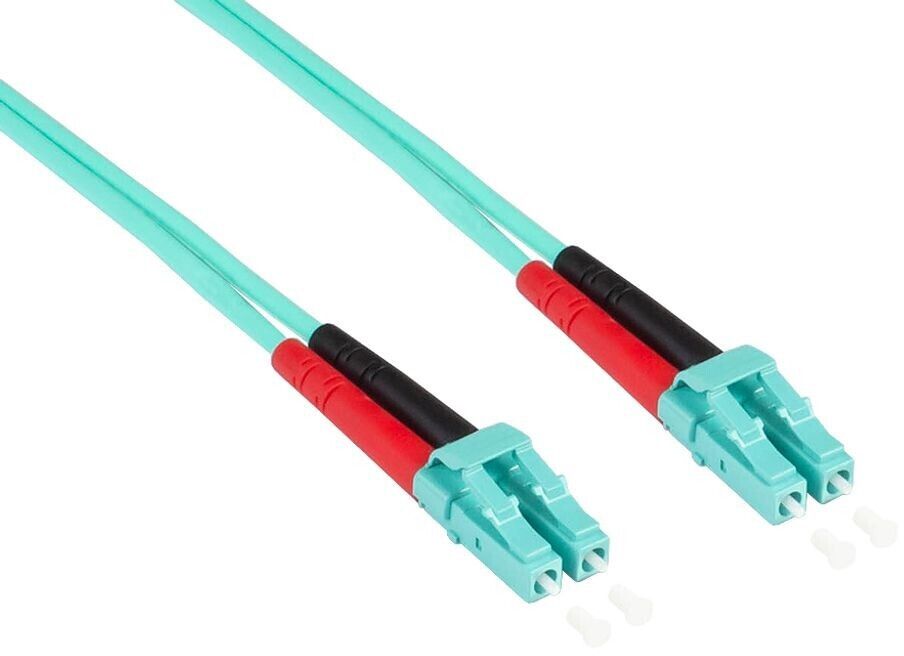 Good Connections Patchcable LWL Duplex OM3 (Multimode 50/125) LC/LC 15m Green