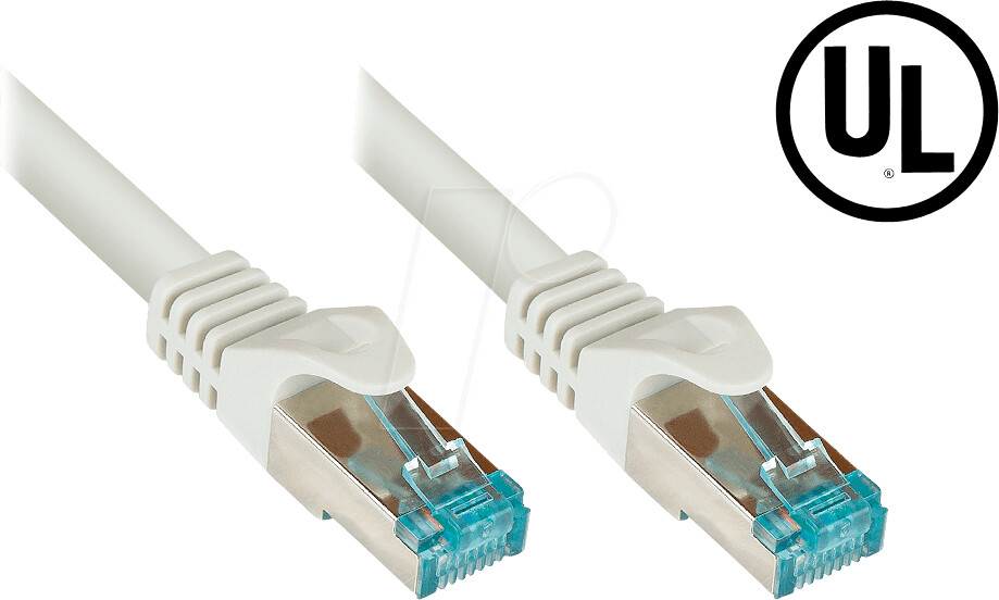 Câble RJ45 CAT6 S/FTP à verrouillage - Gris - (0,5m) - Achat / Vente sur