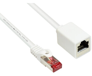 Inline 76133S S/FTP CCA - Cable De Conexión (250 MHz, PVC, 1.0 Ft), Color Negro