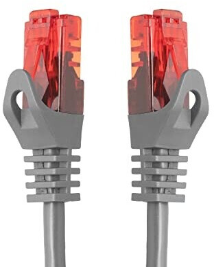 BIGtec Gigabit Ethernet LAN Kabel CAT 5E 2m grau