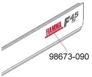 Fiamma Aufkleber Fiamma - Fiamma Ersatzteil Nr. 98673-090 - passend zu Fiamma F45i