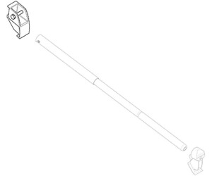 Dometic Spannsparrenschuh - Dometic Ersatzteil-Nr. 4453001096 - für PR2000/2500 Markise