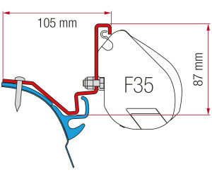 Fiamma F35 Adapter für Westfalia VW T6 Kepler