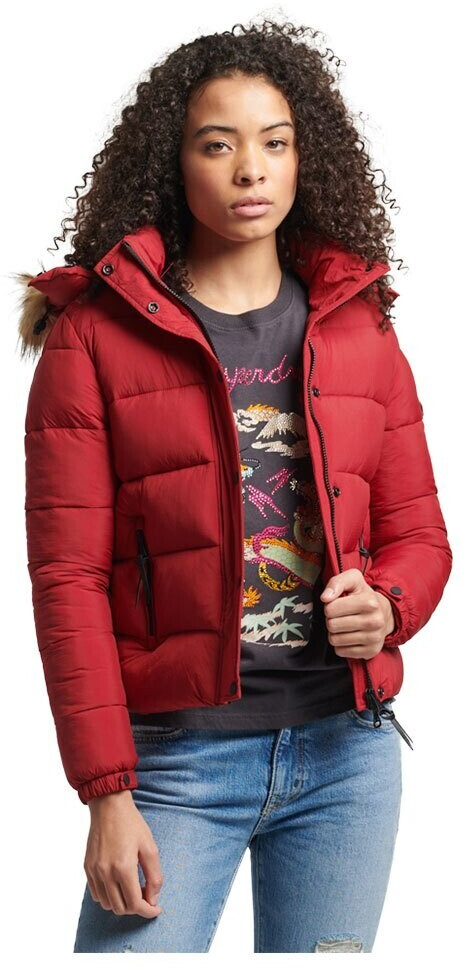 Superdry Vintage Hooded Mid Layer Short Jacket red (W5011178A-17I)