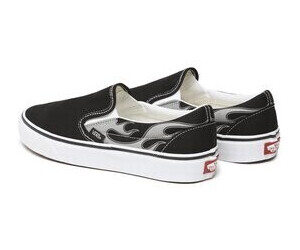 Black flame cheap vans slip on