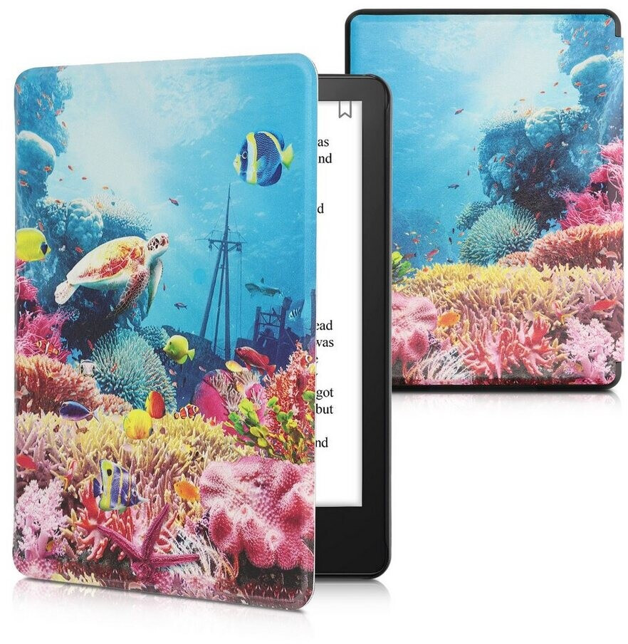 Kwmobile Klapphülle Für Kindle Paperwhite – Mikrofaser, Blau, Mit Magnetverschluss, Kompatibel Bis 2017