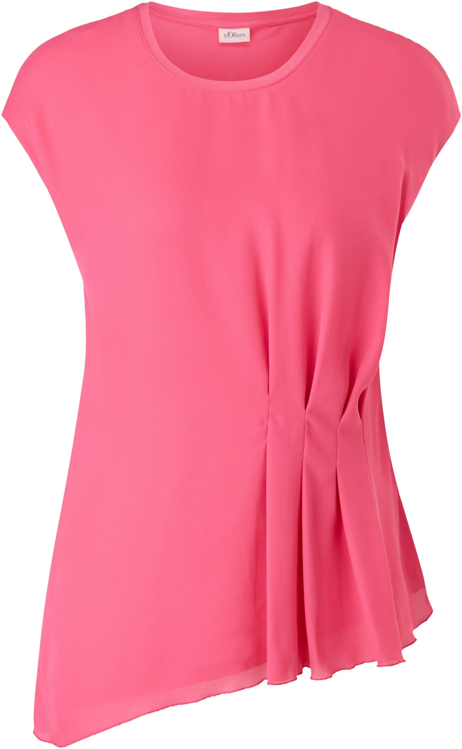 S.Oliver Damen Tank Top – ärmelloses T-Shirt Mit überschnittenen Schultern & Lockerer Passform