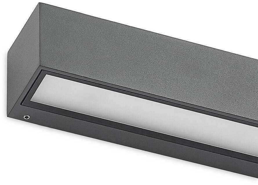 Arcchio Lengo LED wall lamp CCT 50cm, 1-bulb. graphite