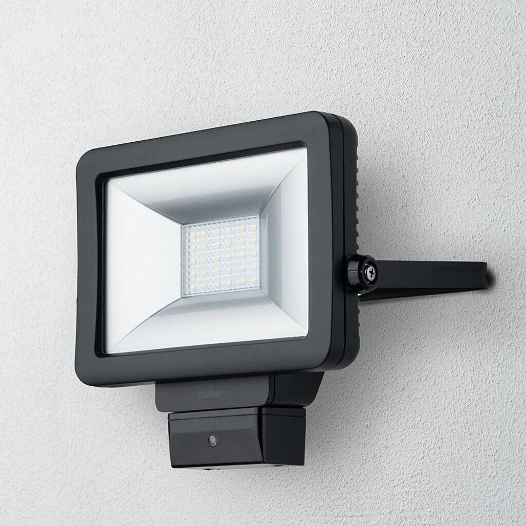 Theben TheLeda B20L LED outdoor spotlight, black