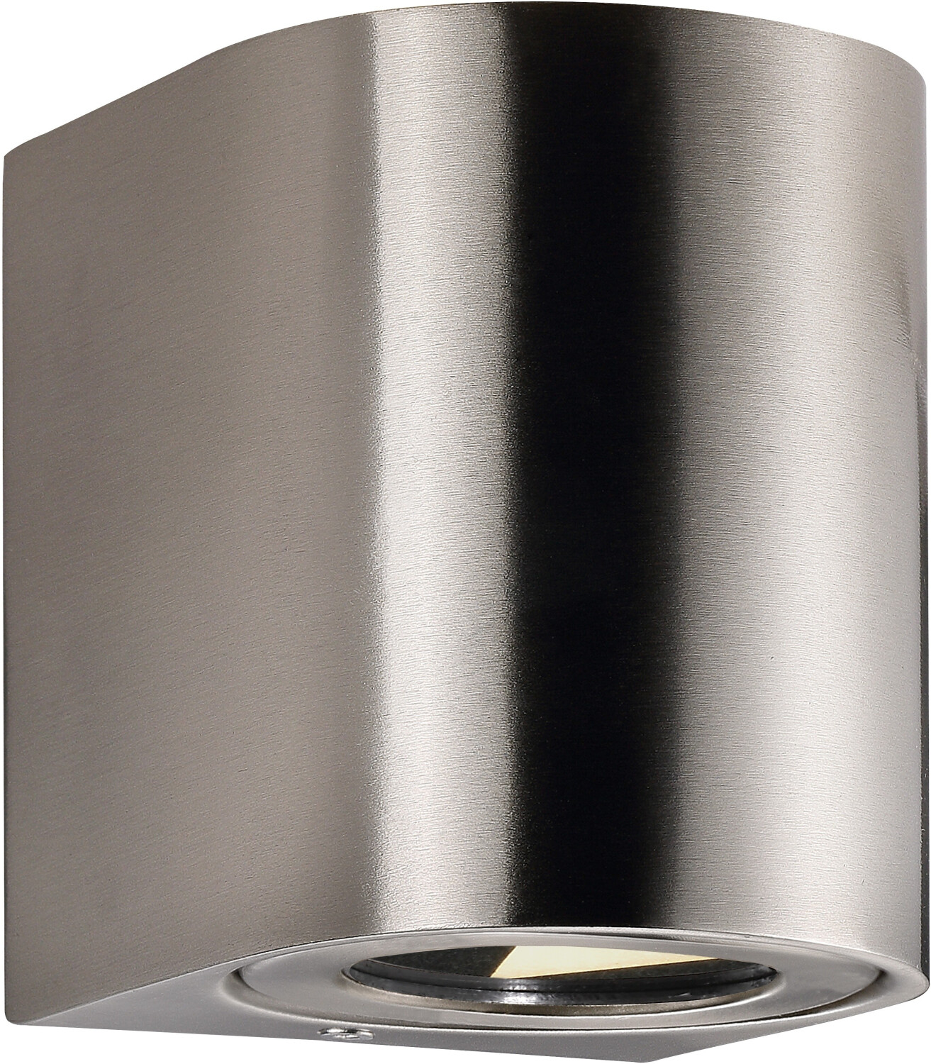 Nordlux Canto 2 LED outdoor wall light, 10 cm, stainless steel F