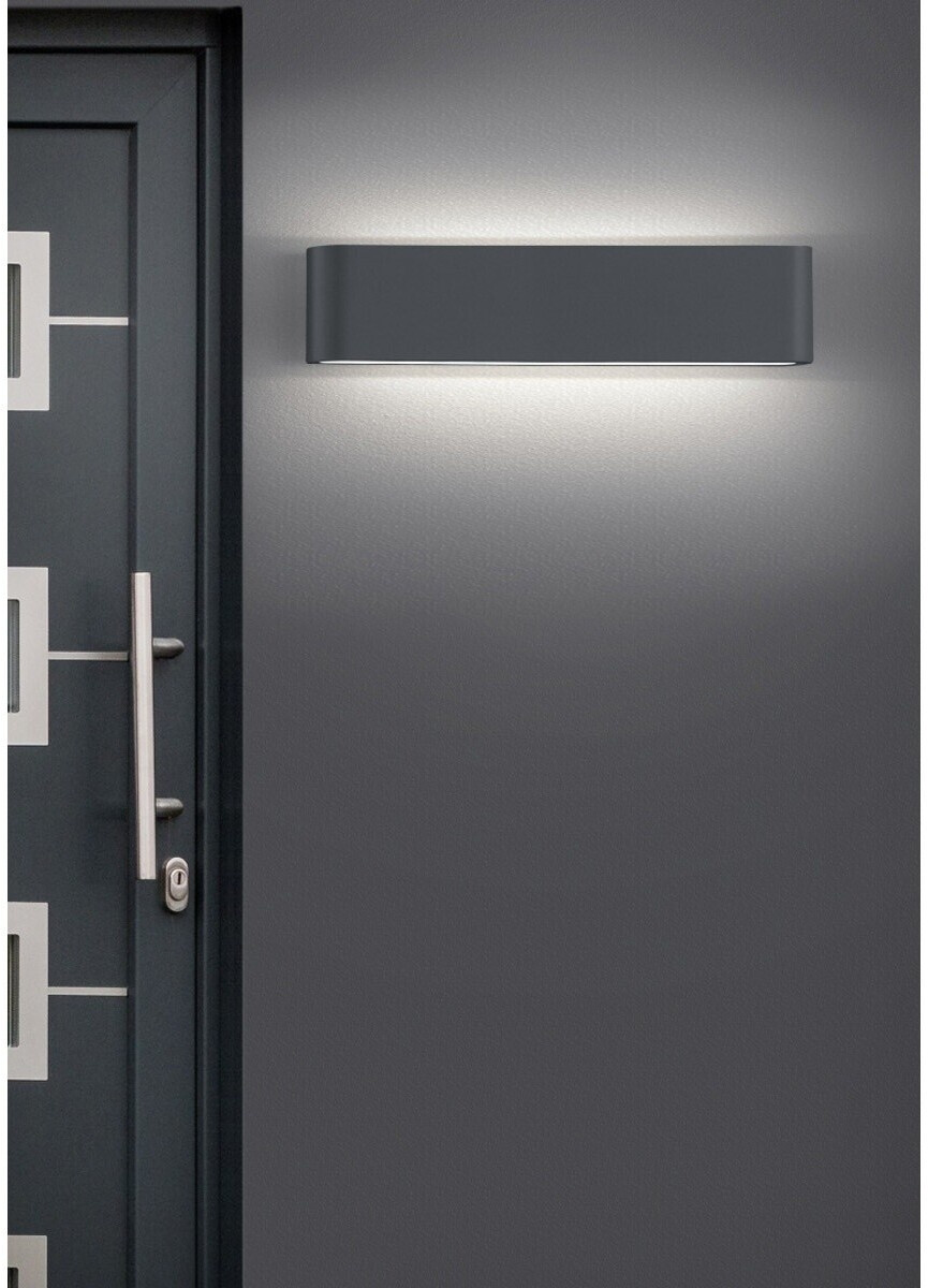 Trio Thames II LED outdoor wall light, anthracite