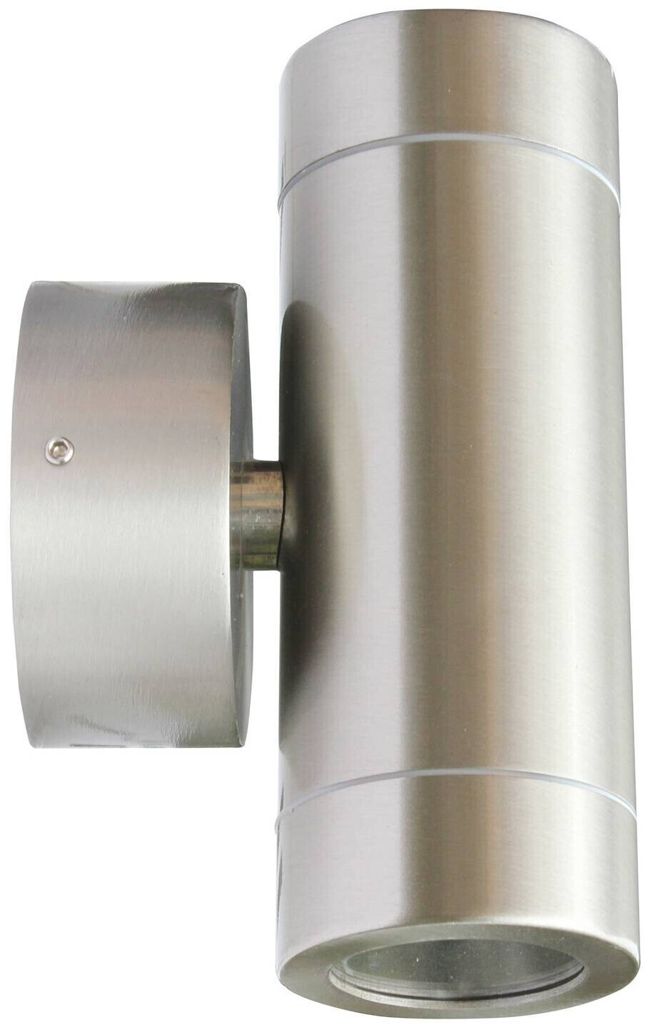 Lindby Myan outdoor wall light, V4A, two-headed