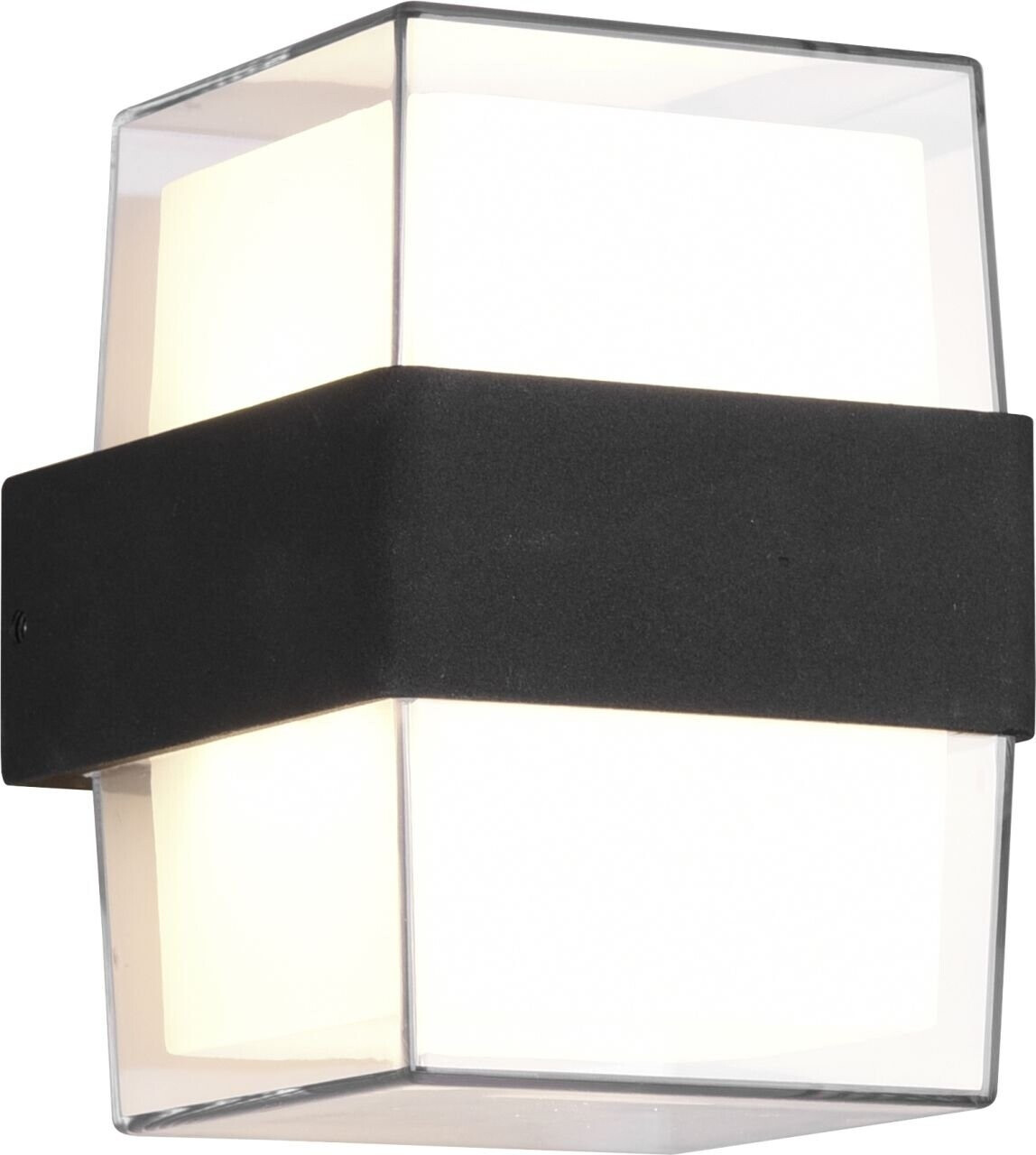 Trio Molina LED outdoor wall light, angular, anthracite