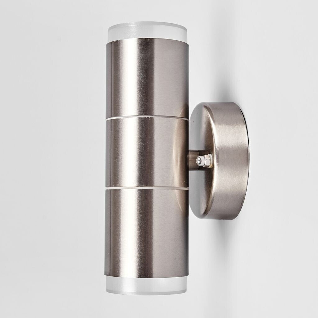 Lindby Stainless steel outdoor wall light Delina