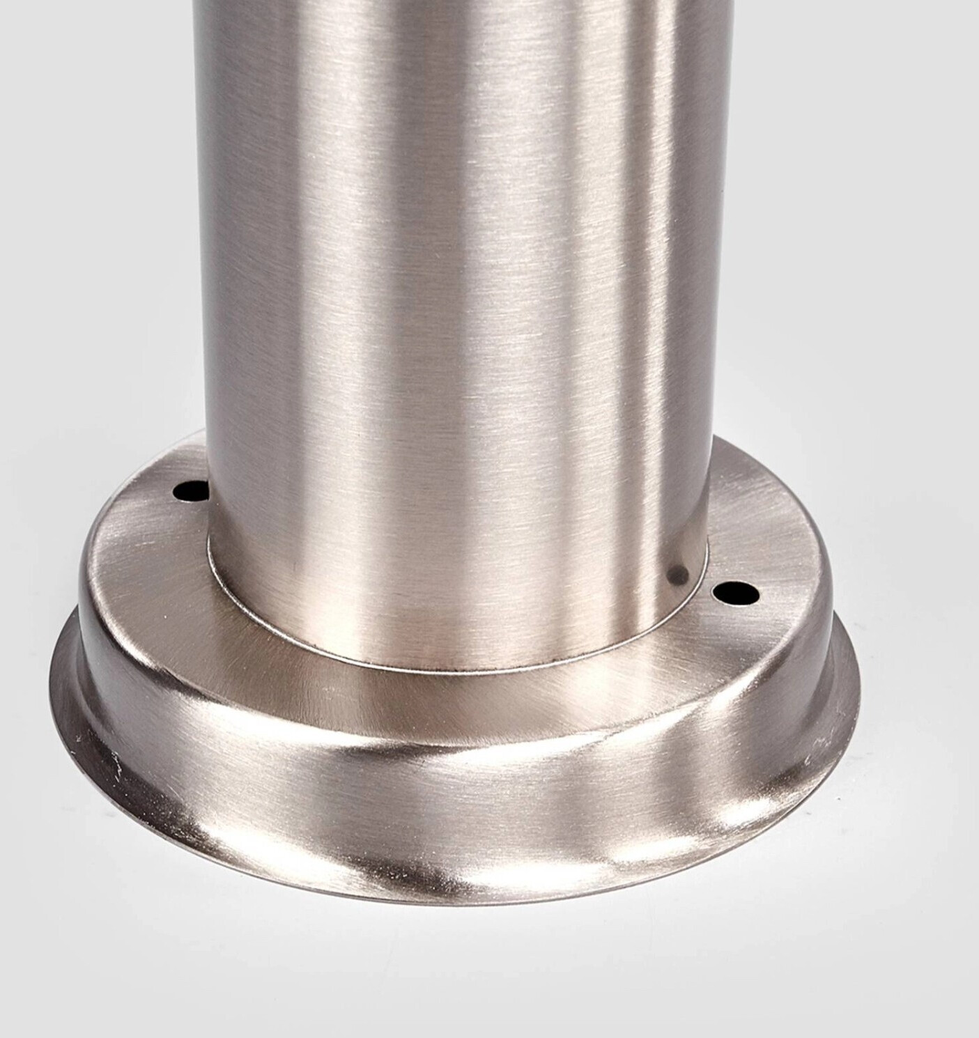 Lindby Stainless steel pedestal lamp Kristof