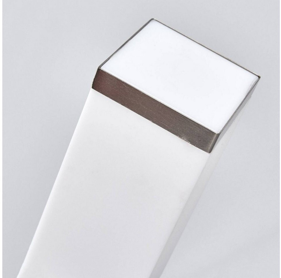 Lindby Oblique outdoor wall lamp Lorian made of stainless steel