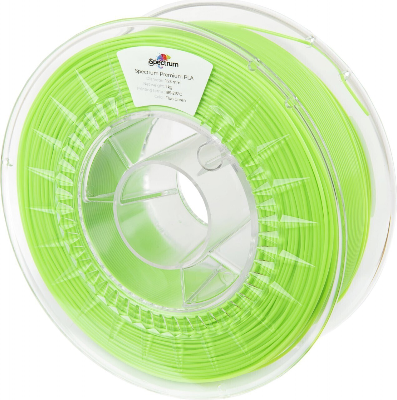 Spectrum 3D Filament PLA 1.75mm FLUORESCENT Green 1kg