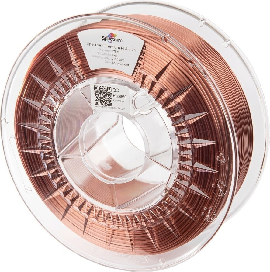 Spectrum 3D Filament PLA Silk 1,75mm Spicy Copper Copper 1kg