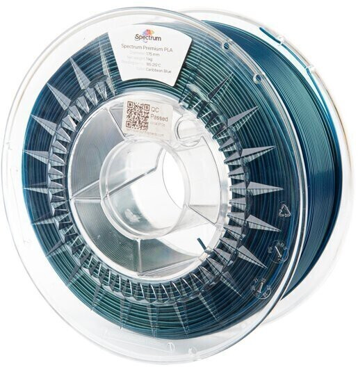 Spectrum 3D Filament PLA Premium 1,75mm Carribean Blue Blue 1kg