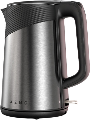 Aeno Kettle EK3 1.7L, 360° rotatable stainless steel/black retail