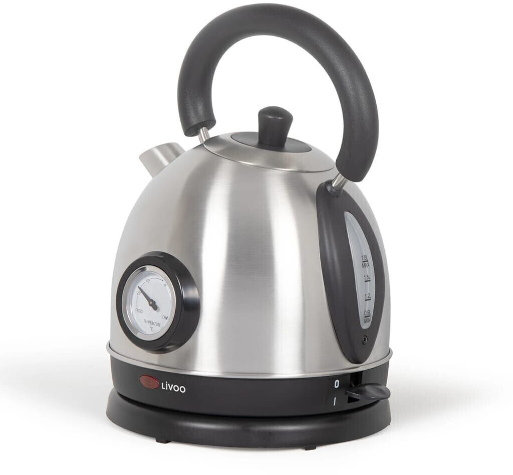 LIVOO Temperature Control Kettle 1.8 L 1800 W Silver