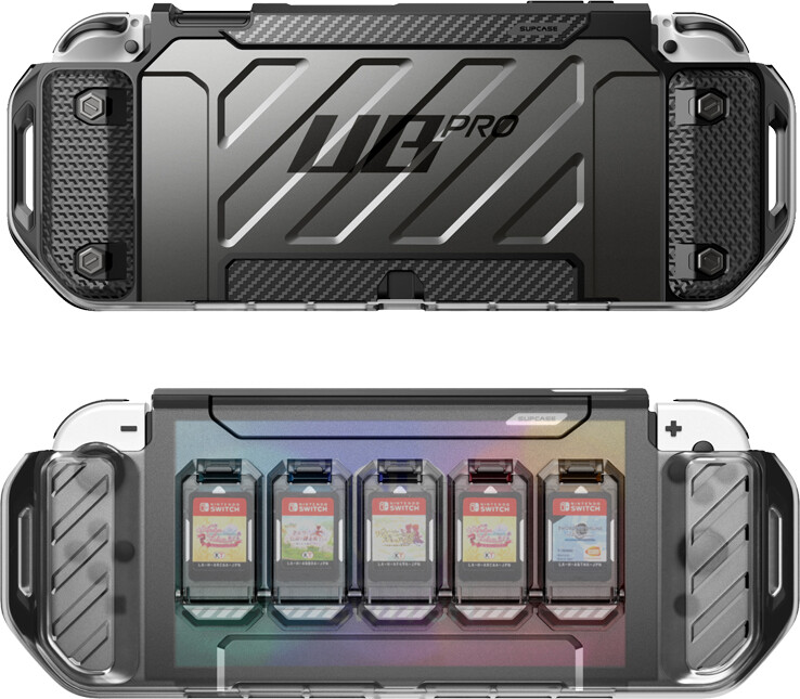 Supcase Nintendo Switch OLED Unicorn Beetle PRO FORMA Slim Carrying Case Black
