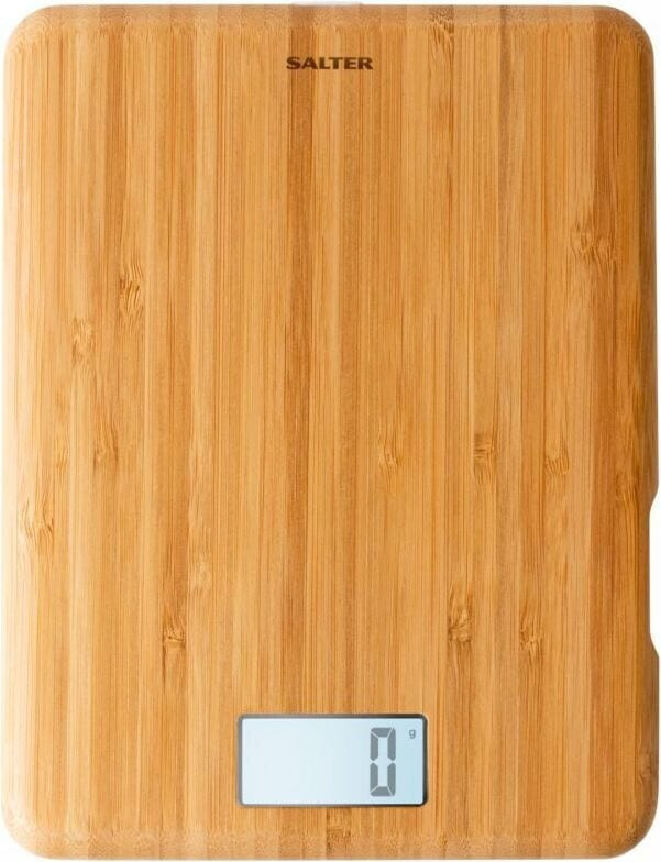 Salter 1094 WDDR Eco Bamboo Electronic Scale, kitchen scale