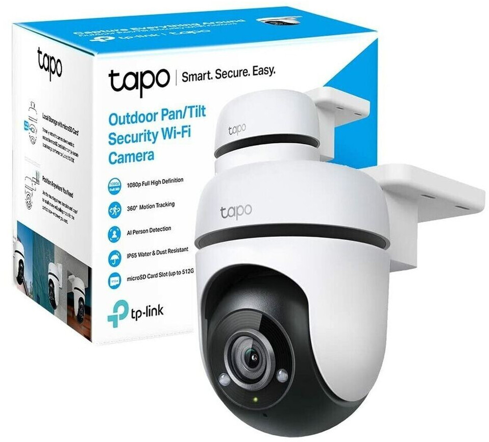 Cámara de vigilancia exterior Tapo C500,1080p, Visión nocturna, IP65,  Detección inteligente de movimiento, Control por voz · El Corte Inglés