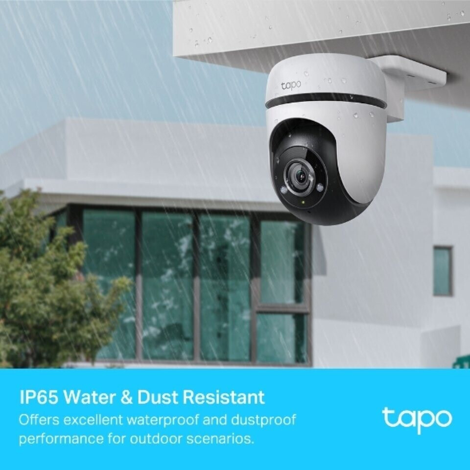 Tp-link Tapo C510W 2K 360o CCTV Cámara WiFi De Seguridad Pan/Tilt Al Aire  Libre