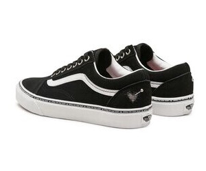 Vans old store skool platform heart