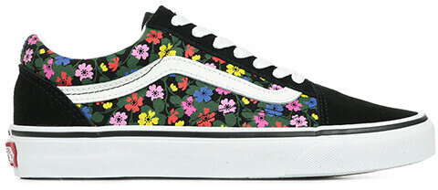 Vans old skool lux floral womens shoes top