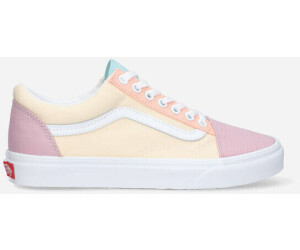 Vans old skool sales color block true white