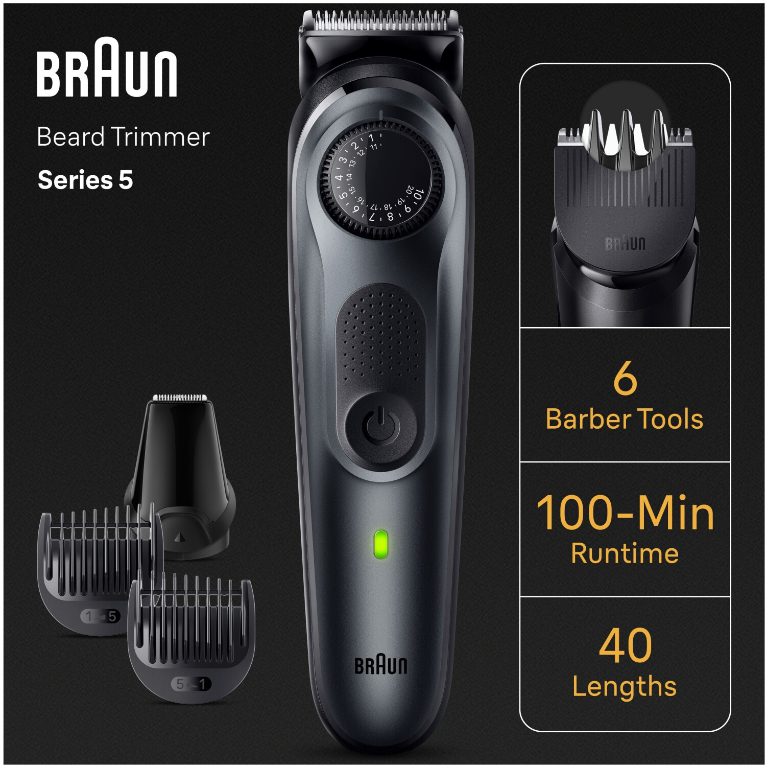 Braun BeardTrimmer Series 5 BT5450 ab € 48,00 | Preisvergleich bei