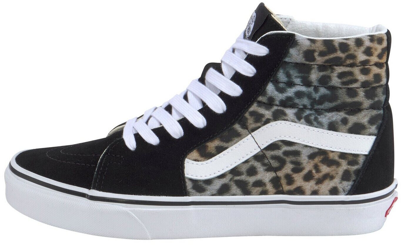 Black vans with cheetah fur store