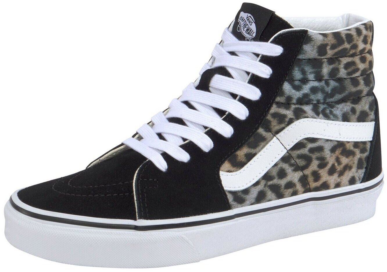 Vans black cheetah print shoes online