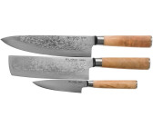 MasterChef Affilacoltelli da Cucina 3 in 1, Manuale Knife Sharpener per  Coltelli, con Base Antiscivolo, 3
