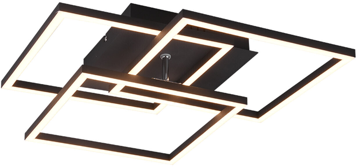Trio LED Deckenleuchte MOBILE Schwarz € | 79,90 Preisvergleich Nachtlicht, einstellbar ab bei dimmbar, Lichtfarbe
