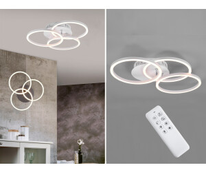 Trio € Ringe LED Preisvergleich Ø43cm Weiß CIRCLE bei ab Deckenleuchte 74,90 | 3 verstellbar, Nachtlicht