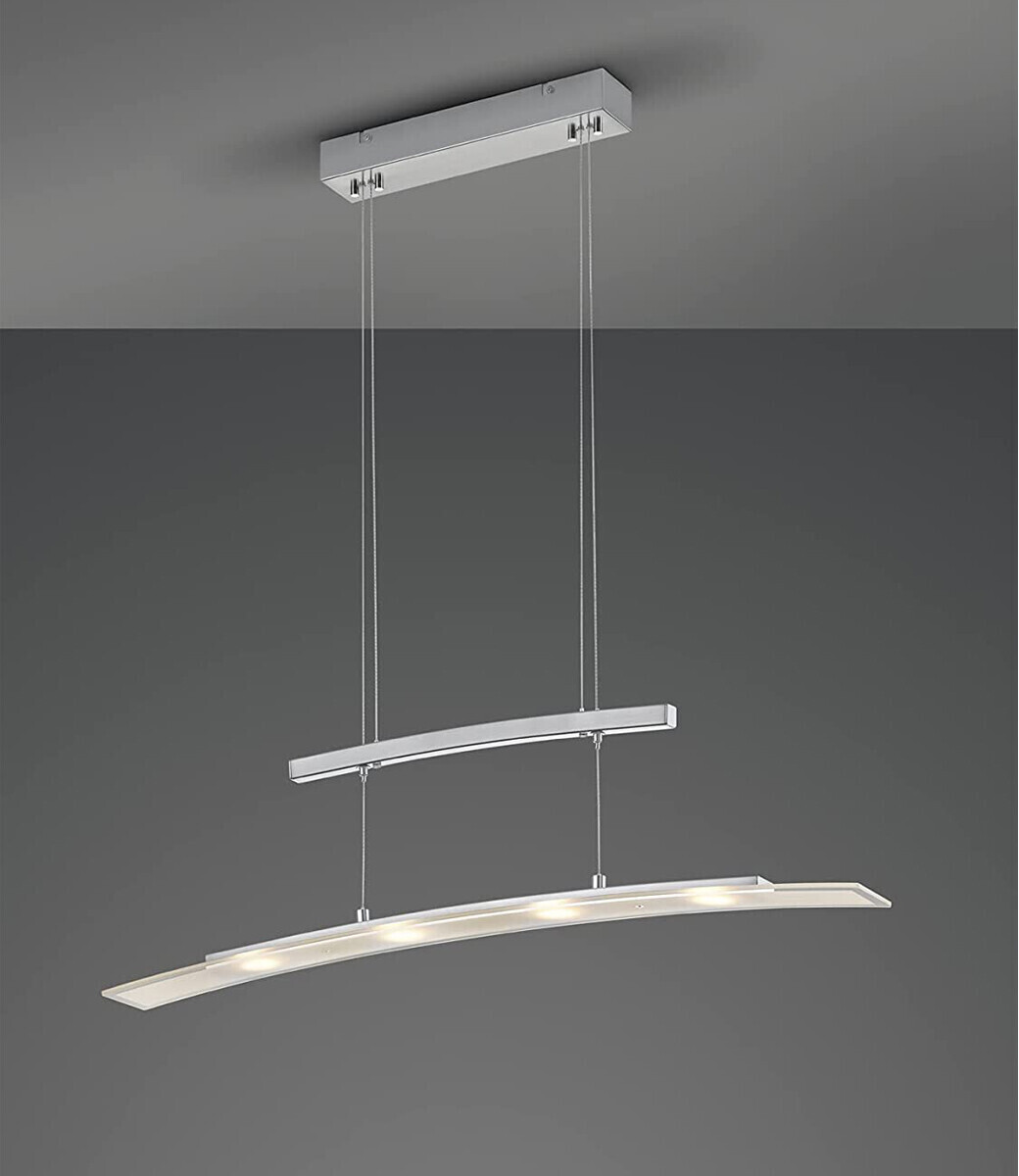 Trio LED Pendelleuchte SAMOS Silber dimmbar, höhenverstellbar - 80cm breit  ab 182,99 € | Preisvergleich bei
