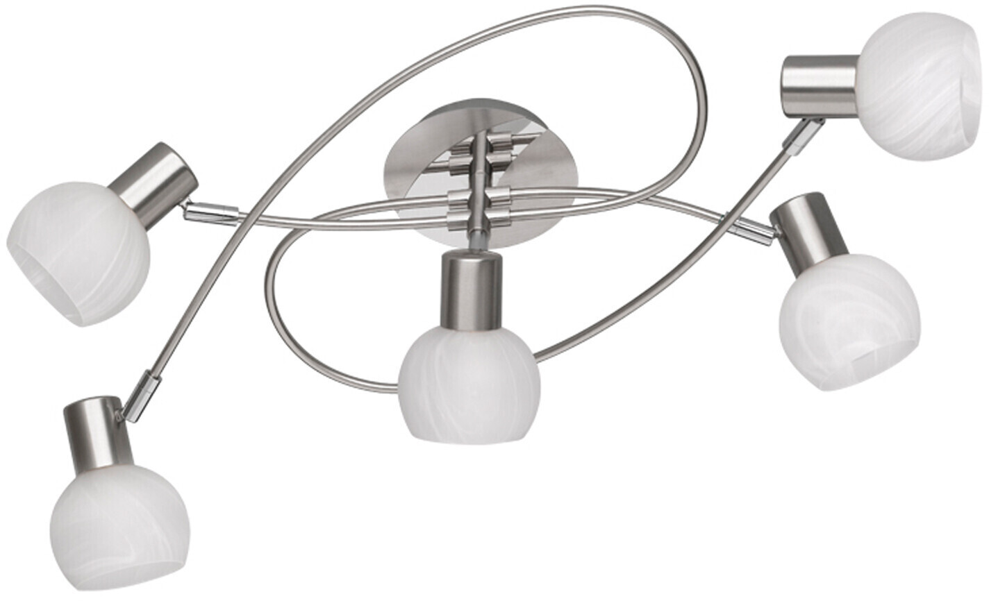 Trio LED Deckenleuchte | bei 81,49 ab € 5 Deckenstrahler, Preisvergleich Treppenhausbeleuchtung flammig Weiß/Chrom