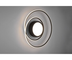 Trio LED Deckenleuchte YAVA Ringförmig bei Ø Preisvergleich 60cm, Schwarz € 155,90 | Fernbedienung, mit ab