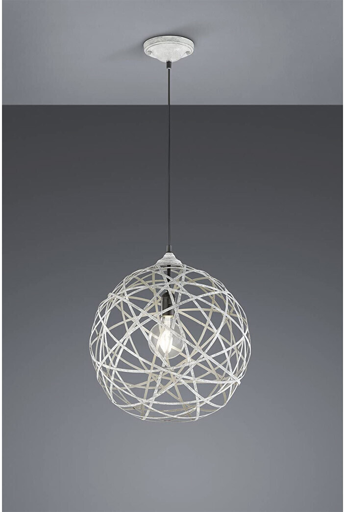 Trio Kugel Pendelleuchte 40cm Design antik, 39,99 grau | ab Preisvergleich € bei Esstischlampe modern Hängeleuchte