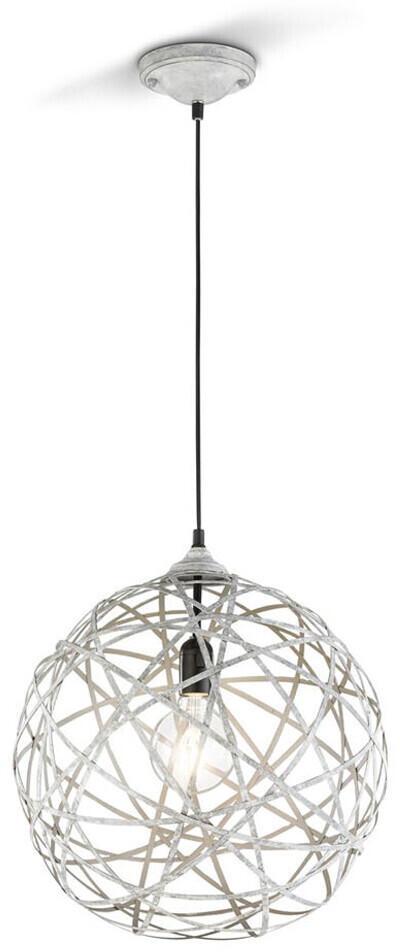 Trio Kugel Pendelleuchte 40cm Design grau antik, Hängeleuchte Esstischlampe  modern ab 39,99 € | Preisvergleich bei
